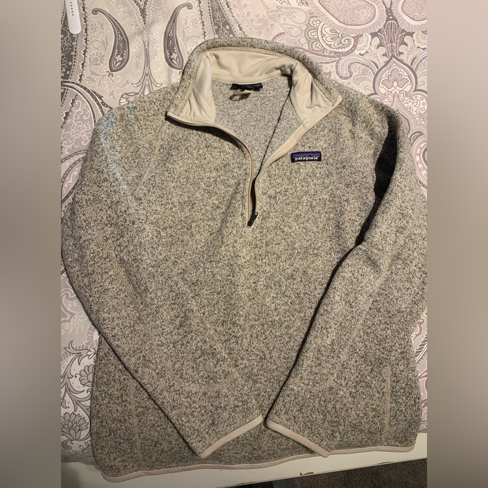 Tan Patagonia Women’s Better Sweater 1/4 Zip